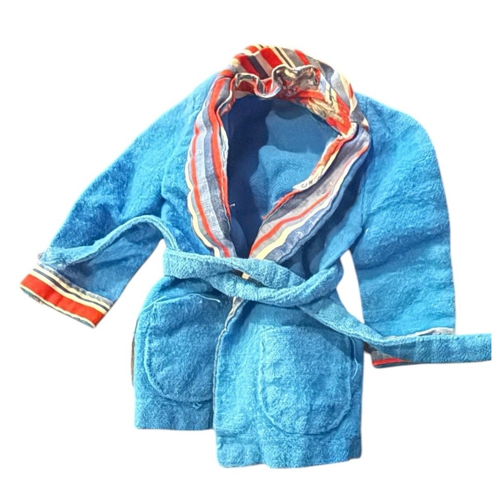Vintage Barbie Mod Ken Wide Awake Stripes Robe #3377 1972 - Picture 4 of 4